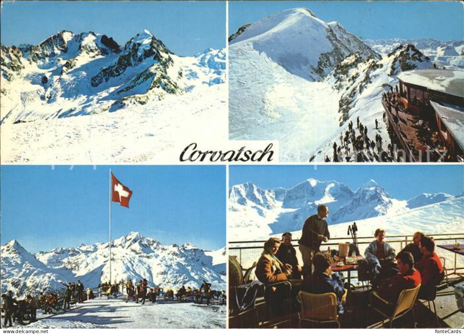 12369342 Corvatsch Silvaplana GR Piz Winter Panorama Corvatsch Silvaplana GR - Autres & Non Classés