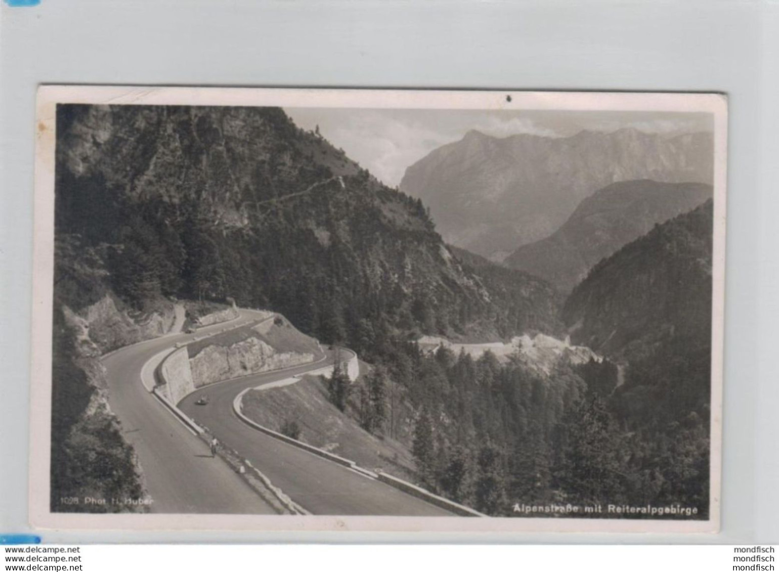 Alpenstraße Mit Reiteralpgebirge Mit Auto 1939 - Berchtesgaden