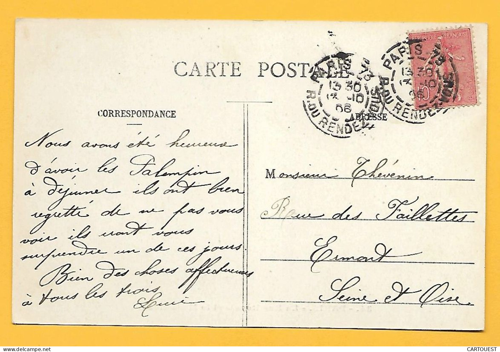 CPA PARIS - La Rue Royale Et La Madeleine 1906 ( Peu Commune ) - Paris (08)