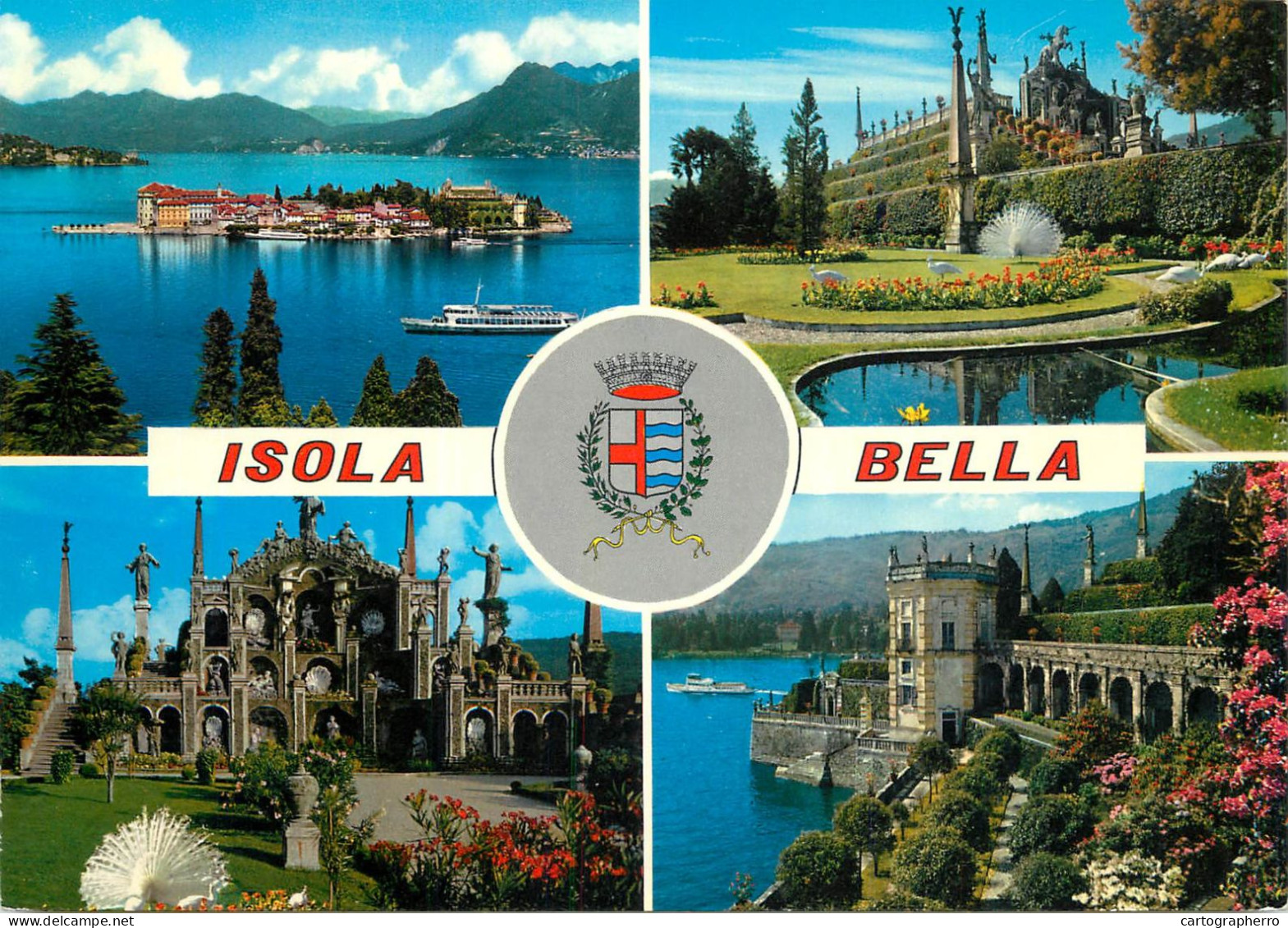 Navigation Sailing Vessels & Boats Themed Postcard Isola Bella Pleasure Cruise Citadel - Segelboote