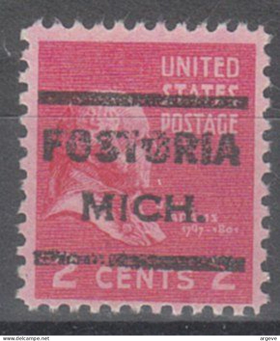 USA Precancel Vorausentwertungen Preo Locals Michigan, Fosteria 621 - Precancels