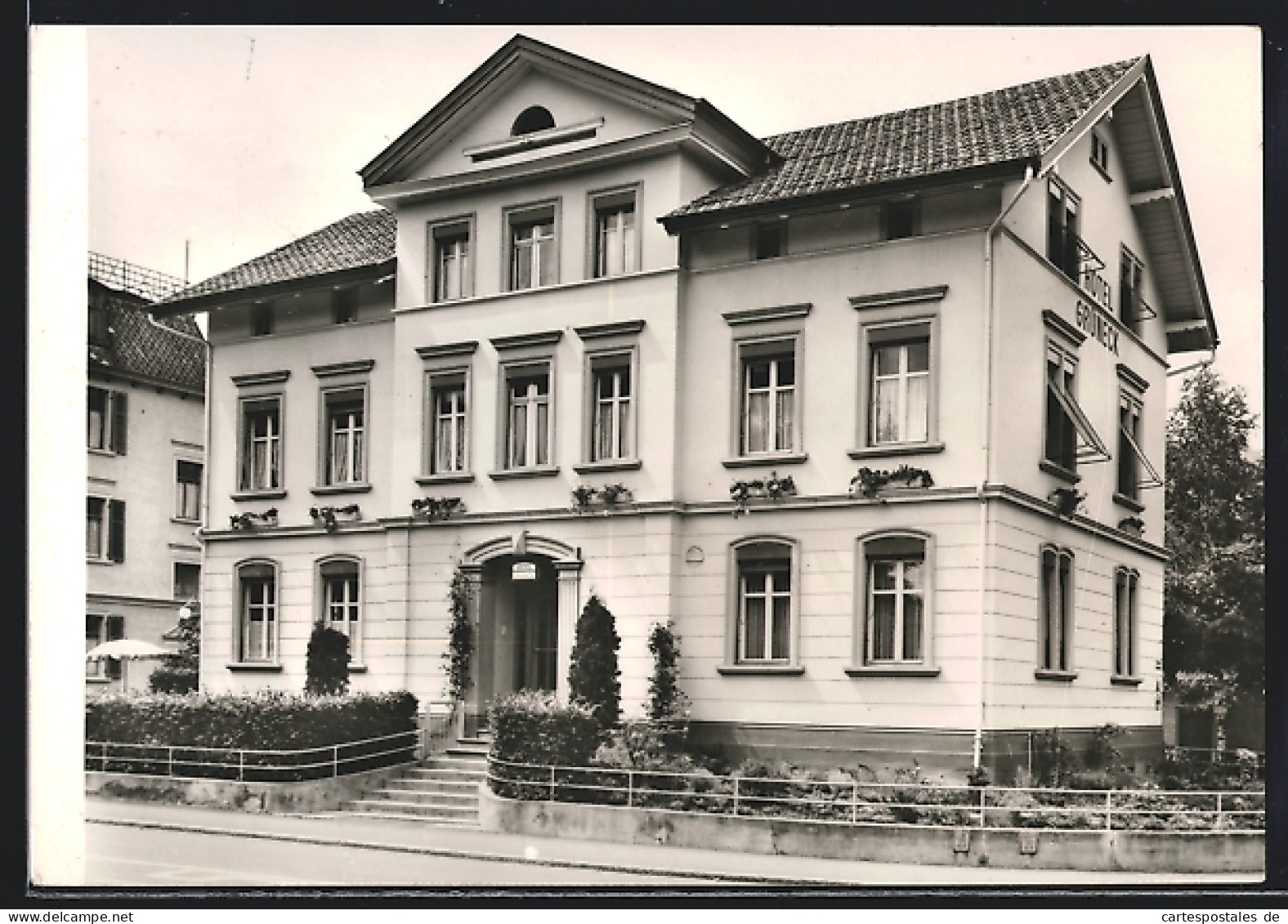 AK Buchs, Hotel Grüneck Von F. Keller-Burkart  - Buchs