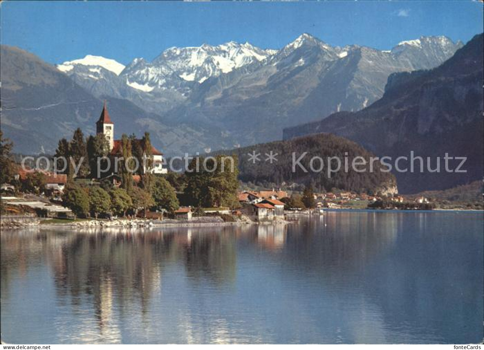 12368580 Brienz BE Kirche Gwaechtenhorn Tierberge Benzlauistock Brienz BE - Sonstige & Ohne Zuordnung