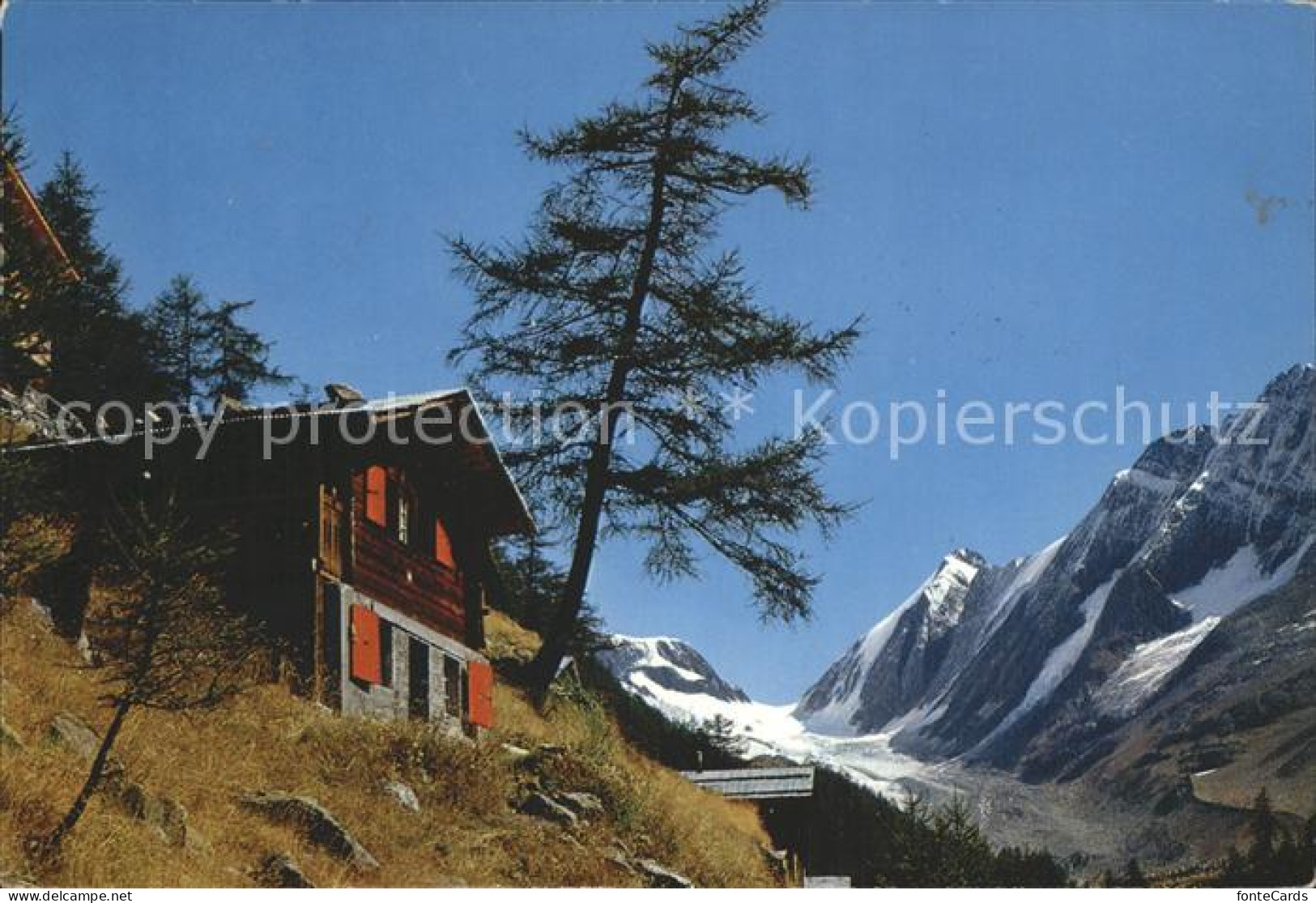 12368572 Loetschental Gletscherstafel Loetschenluecke Sattelhorn Kippel - Altri & Non Classificati