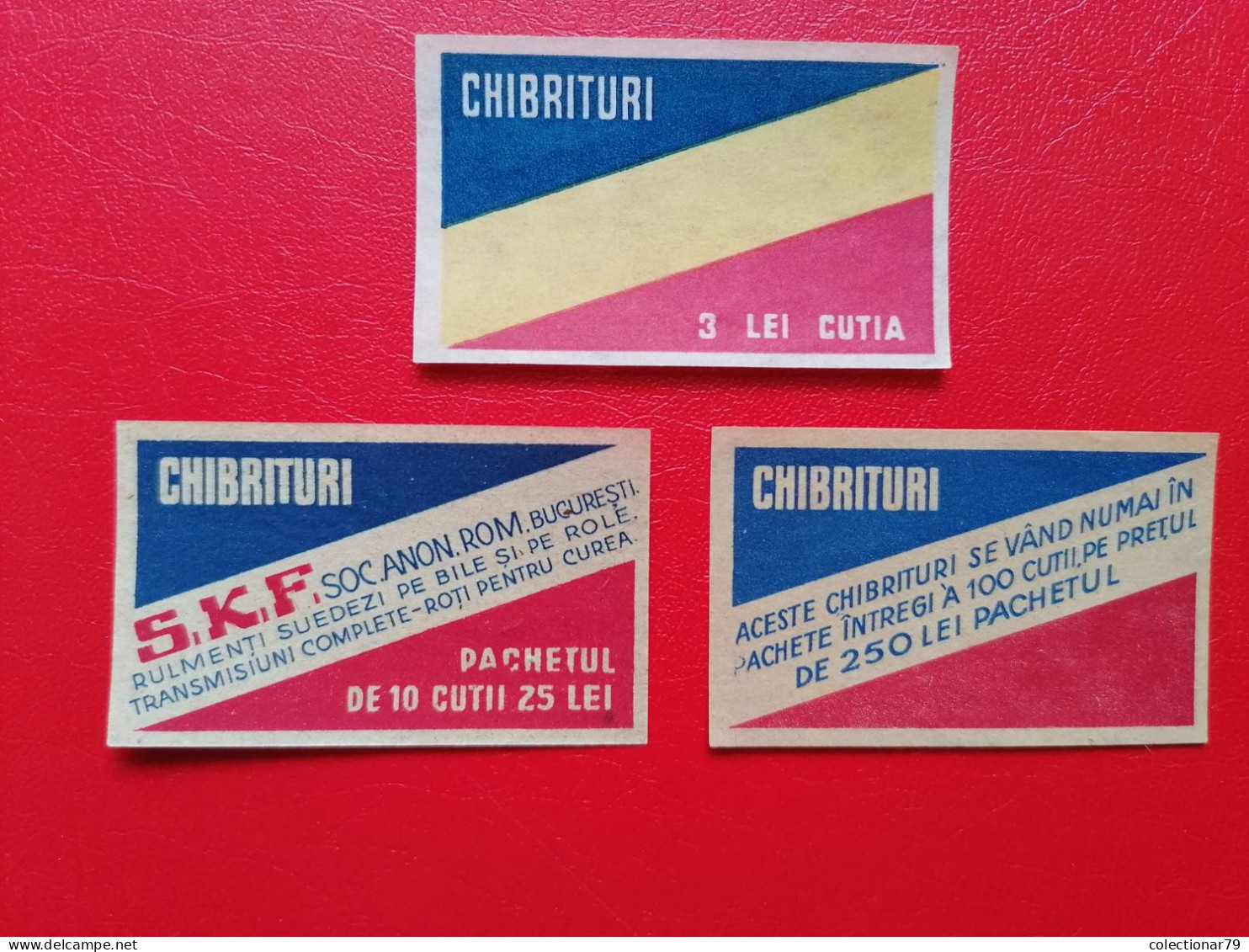 Romania Lot 5 Eseuri Etichete Chibrituri - Zündholzschachteletiketten