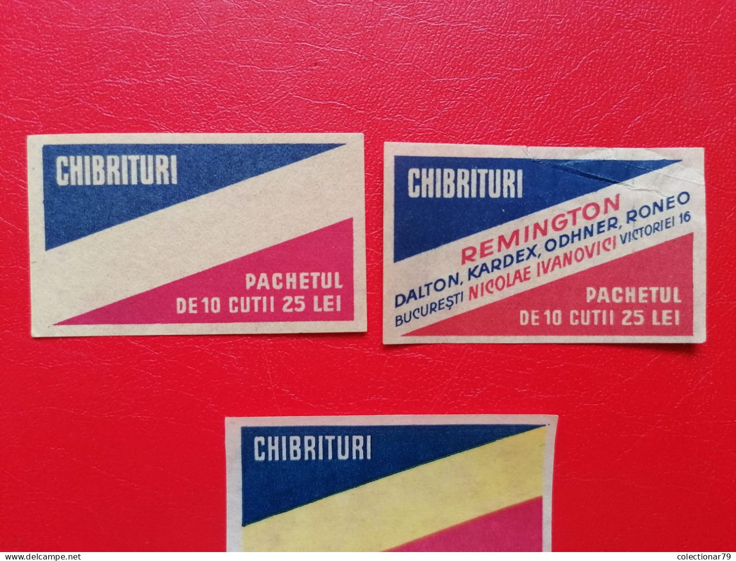 Romania Lot 5 Eseuri Etichete Chibrituri - Boites D'allumettes - Etiquettes