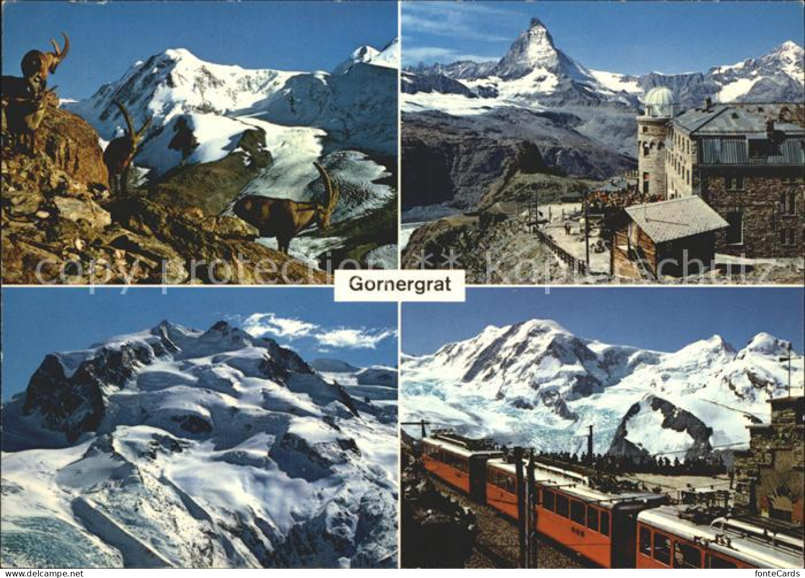 12367923 Zermatt VS Gornergrat Steinbruecke Monte Rosa Hotel Gornergrat Bahn  - Altri & Non Classificati