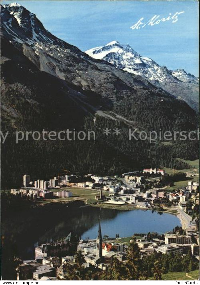 12366944 St Moritz GR Mit Piz Rosatsch Und Piz Corvatsch St. Moritz - Altri & Non Classificati