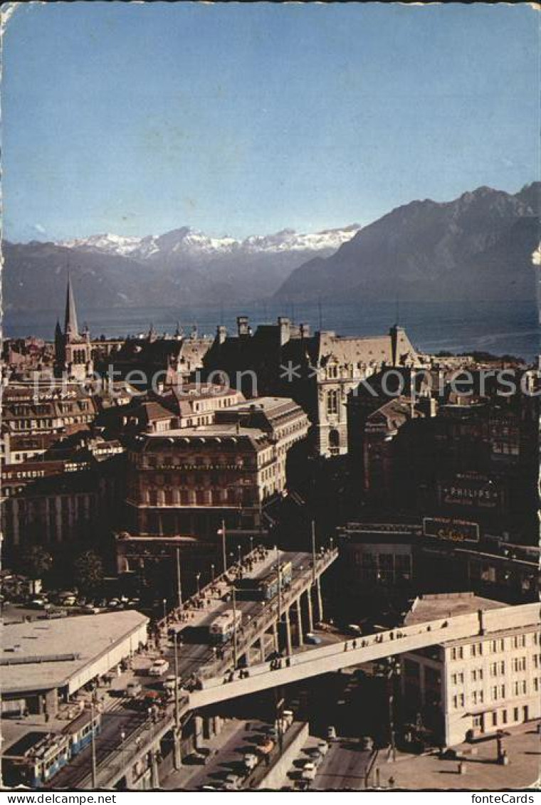 12366934 Lausanne VD Grand Pont Et Les Alpes Lausanne - Other & Unclassified