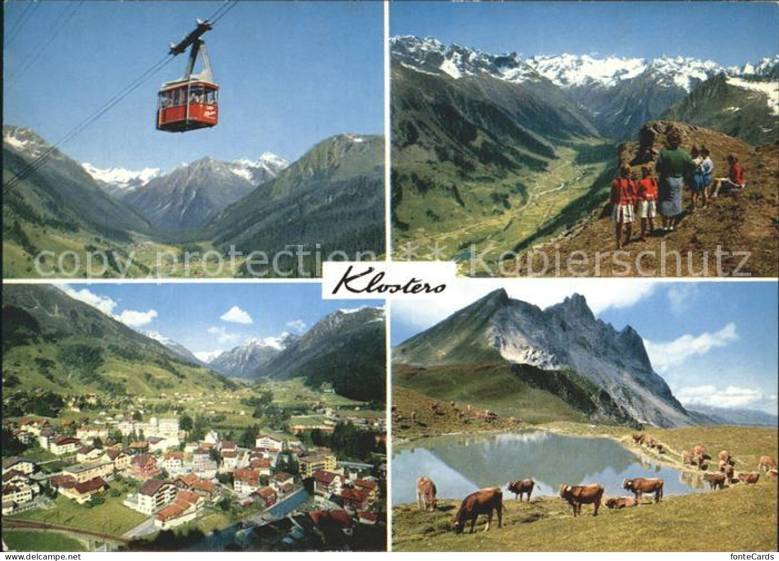 12366918 Klosters GR Luftseilbahn Gotschnagrat Silvrettatal Total Gotschnaseeli  - Altri & Non Classificati