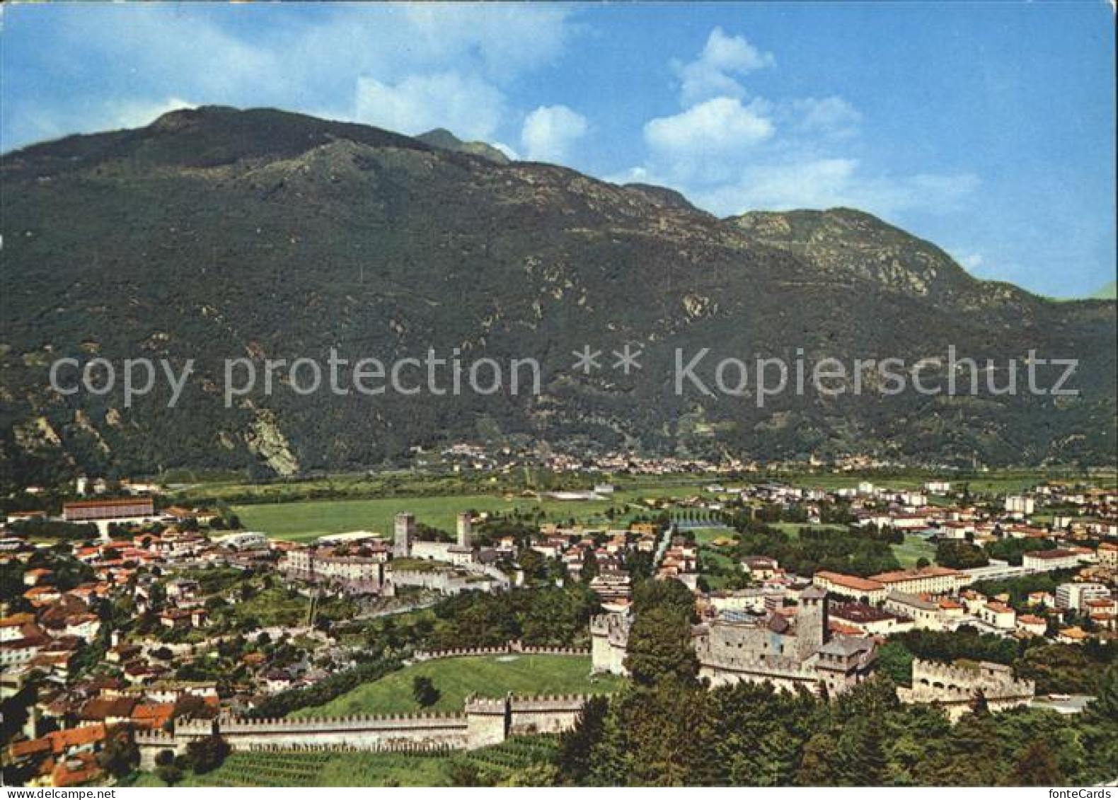 12366910 Bellinzona Ansicht Mit Svitto Und Uri Schloesser Bellinzona - Other & Unclassified