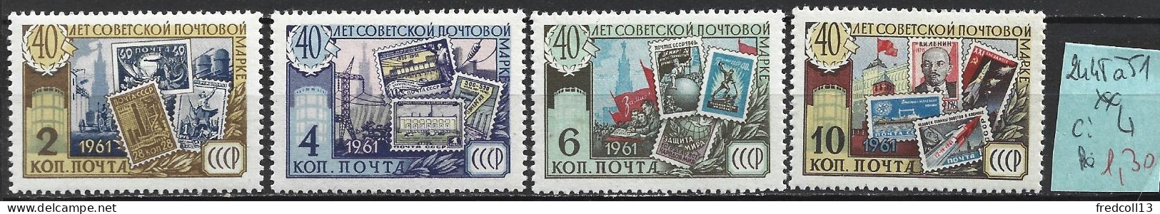 RUSSIE 2448 à 51 ** Côte 4 € - Nuovi