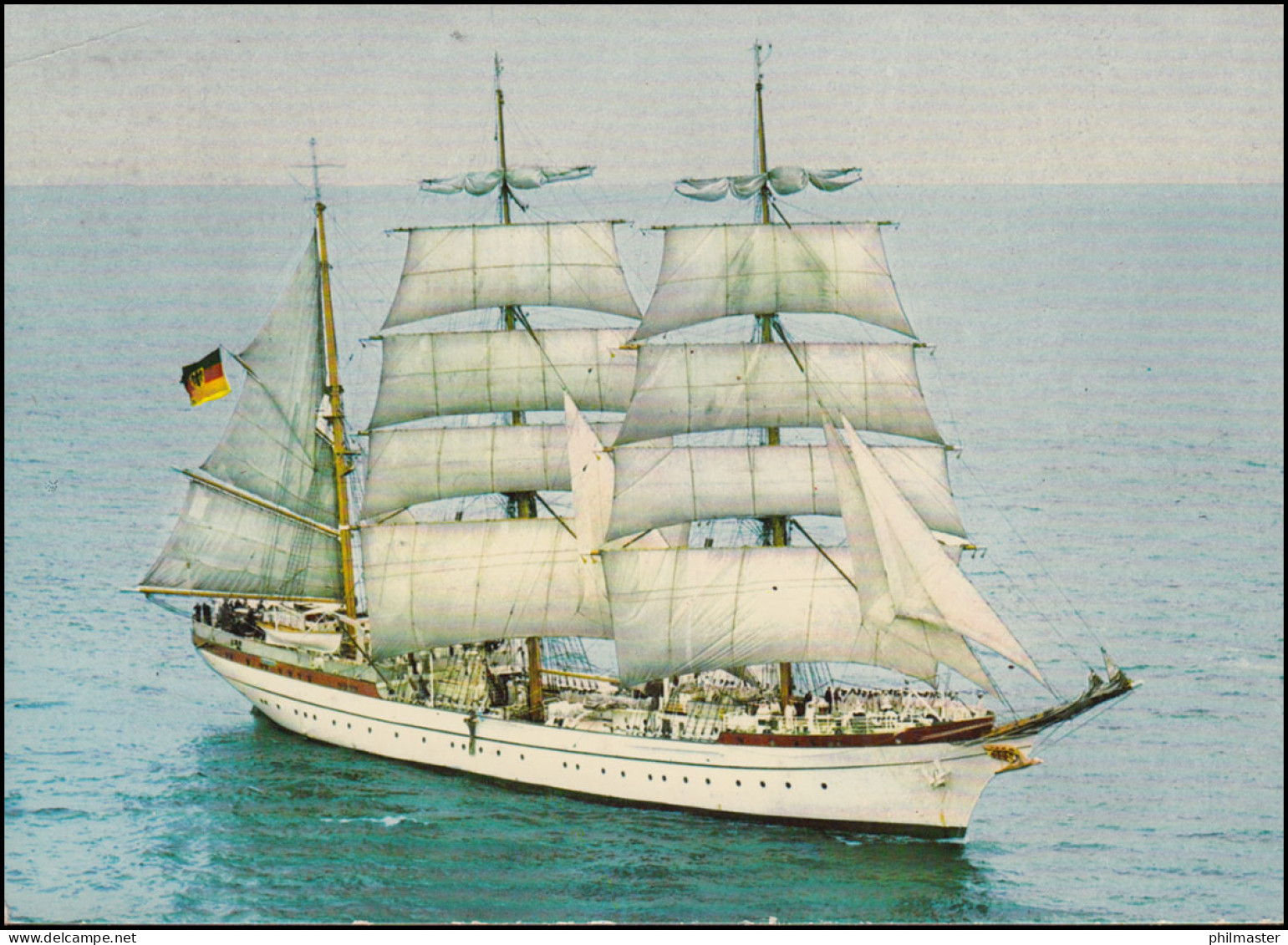 Foto-AK Schiffe: Segelschulschiff GORCH FOCK 1966, Verlag Anders, Ungebraucht - Other & Unclassified