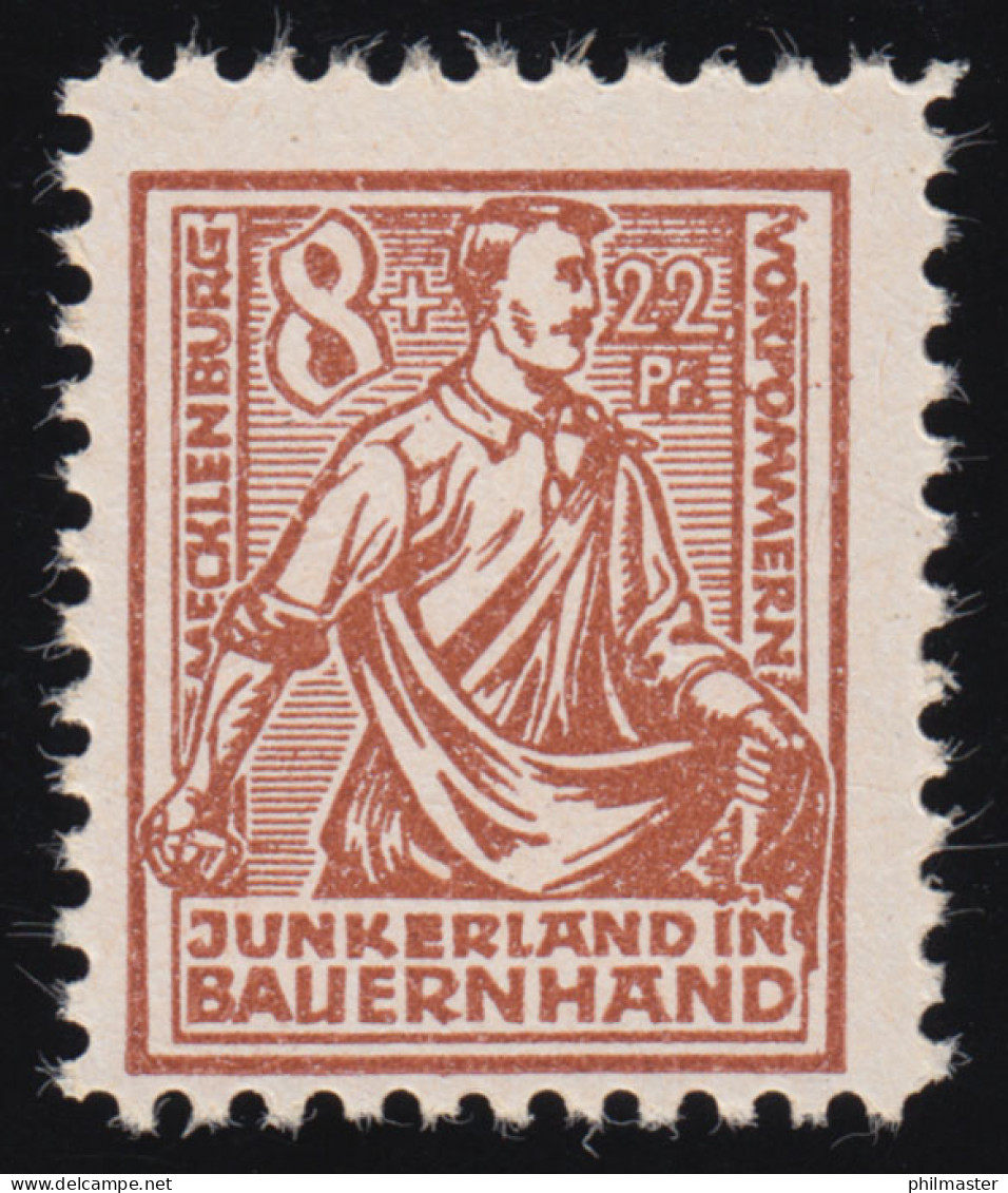 24b Bodenreform Mit Plattenfehler IV Feld 23, Postfrisch ** Geprüft Kramp BPP - Mint