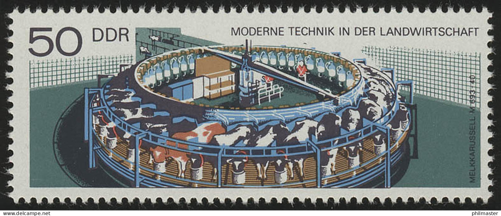 2240 Moderne Technik 50 Pf Melkkarussell** - Unused Stamps
