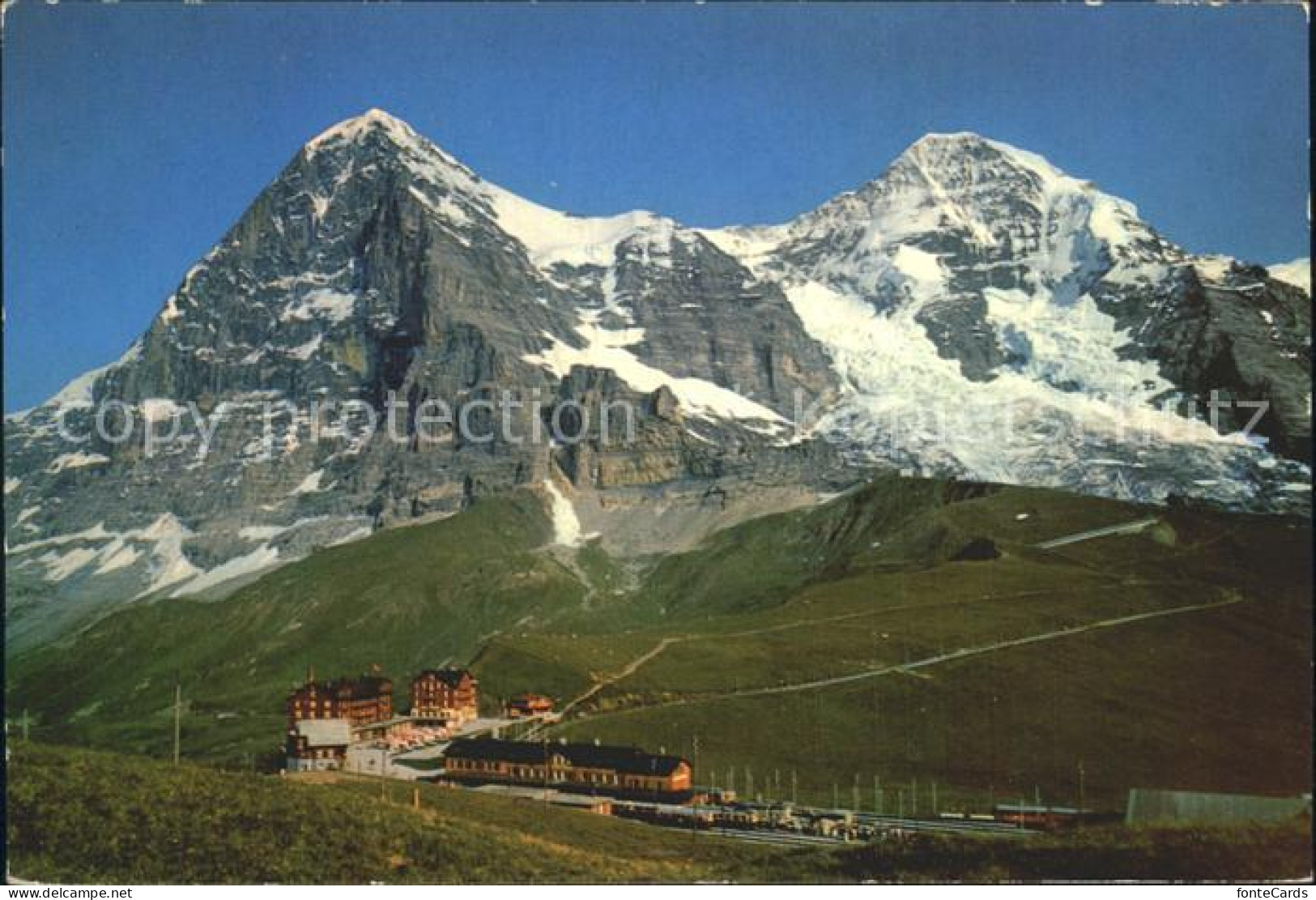 12366892 Grindelwald Kleine Scheidegg Mit Eiger Und Moench Grindelwald - Sonstige & Ohne Zuordnung