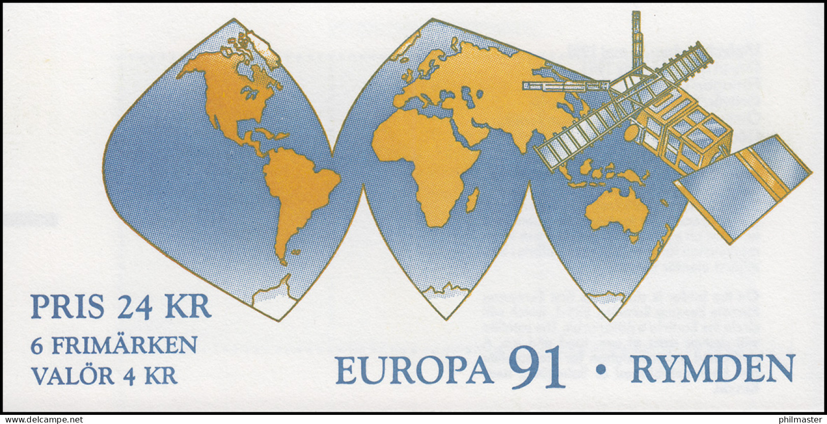 Markenheftchen 159 Europa / CEPT - Europäische Weltraumfahrt, Mit FN 1 ** - Zonder Classificatie