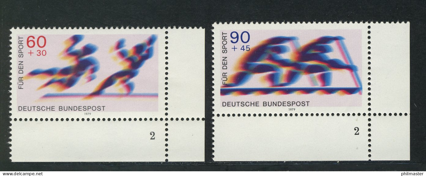 1009-1010 Sporthilfe 1979, FN2 Satz ** - Nuovi