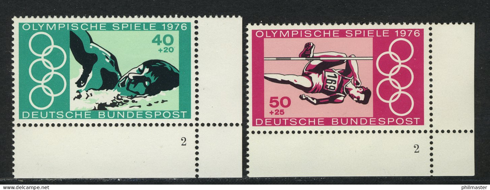 886-887 Olympische Sommerspiele, FN2 Satz ** - Unused Stamps
