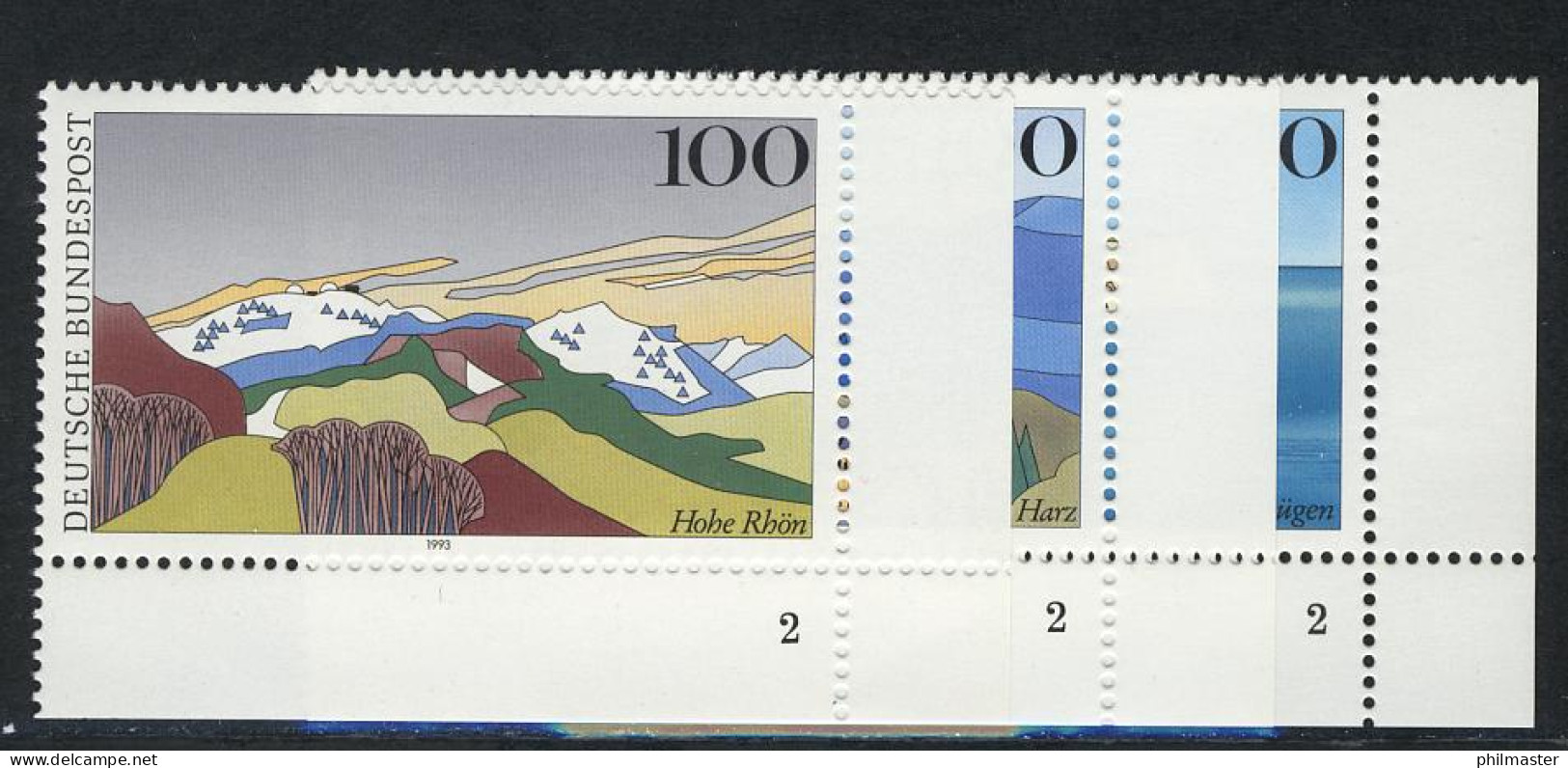 1684-1686 Bilder Aus Deutschland 1993, FN2 Satz ** - Unused Stamps