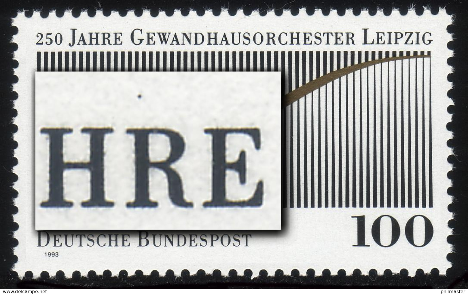 1654 Gewandhausorchester: Punkt über R Von JAHRE, ** - Varietà E Curiosità