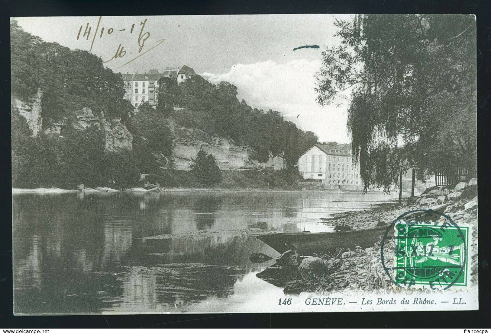 14597 - SUISSE - GENEVE - Les Bords Du Rhône. - Genève