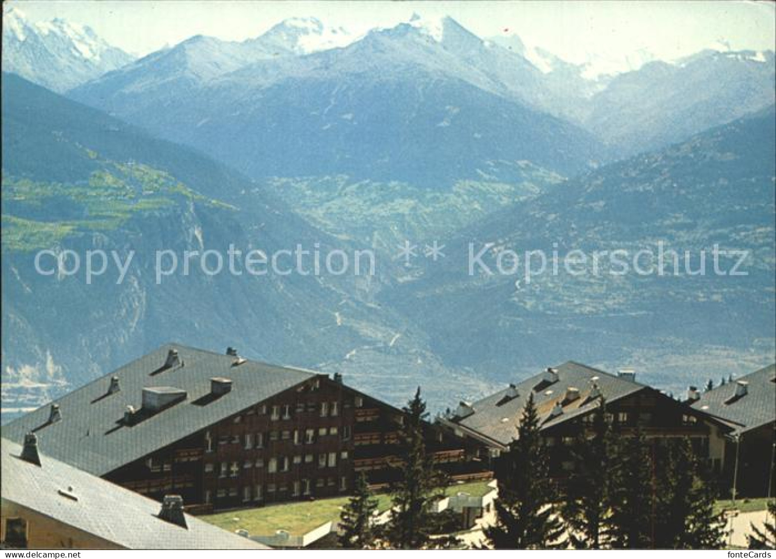 12365998 Anzere Panorama Chaine Des Alpes Valaisannes Walliser Alpen Anzere - Altri & Non Classificati