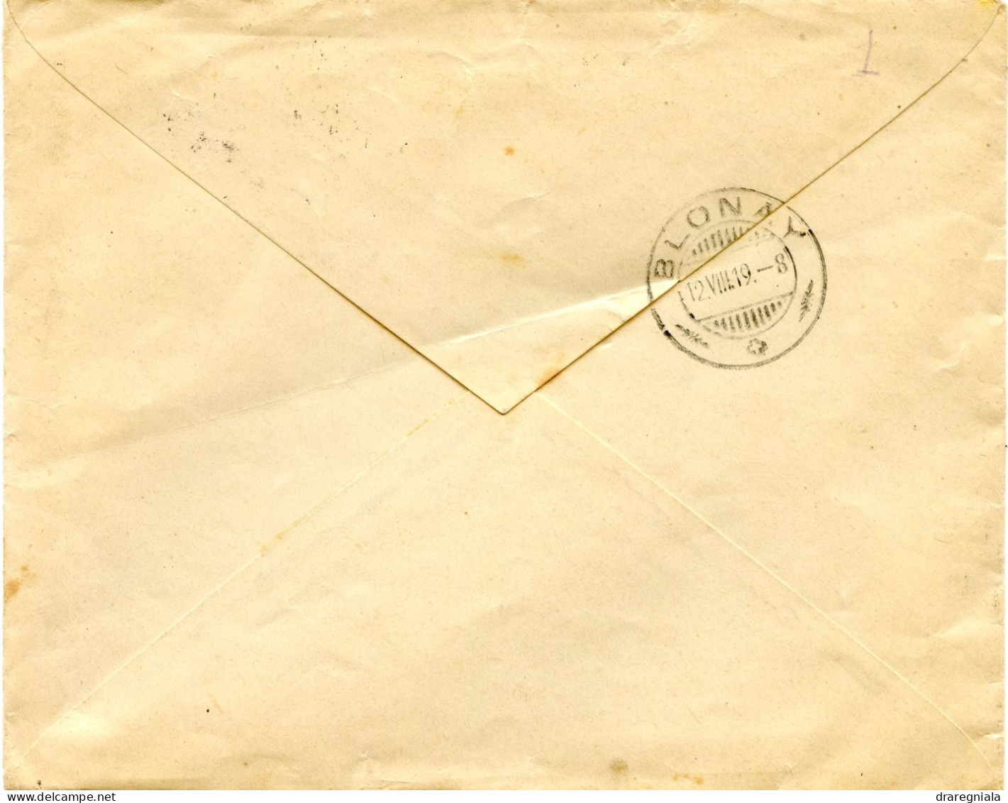 Mail Von Kreuzlingen1922  - Henggart  - Tellbrustbild 154 - Postmark Collection
