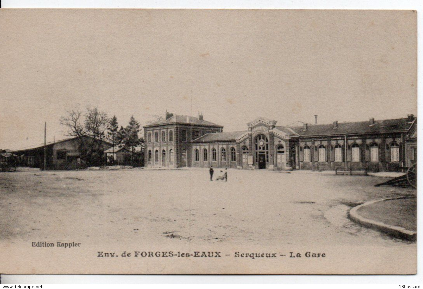Carte Postale Ancienne Serqueux - La Gare - Chemin De Fer - Other & Unclassified