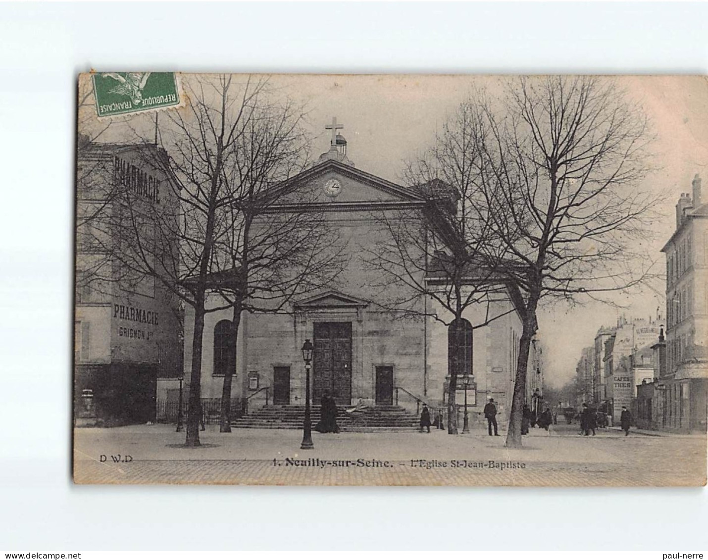 NEUILLY SUR SEINE : L'Eglise Saint-Jean-Baptiste - état - Neuilly Sur Seine