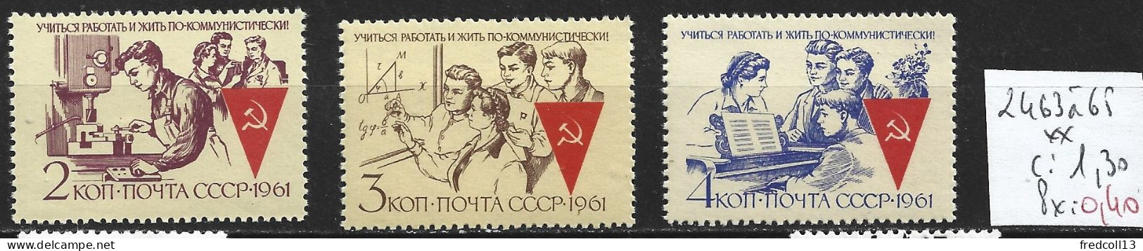 RUSSIE 2463 à 65 ** Côte 1.30 € - Nuovi