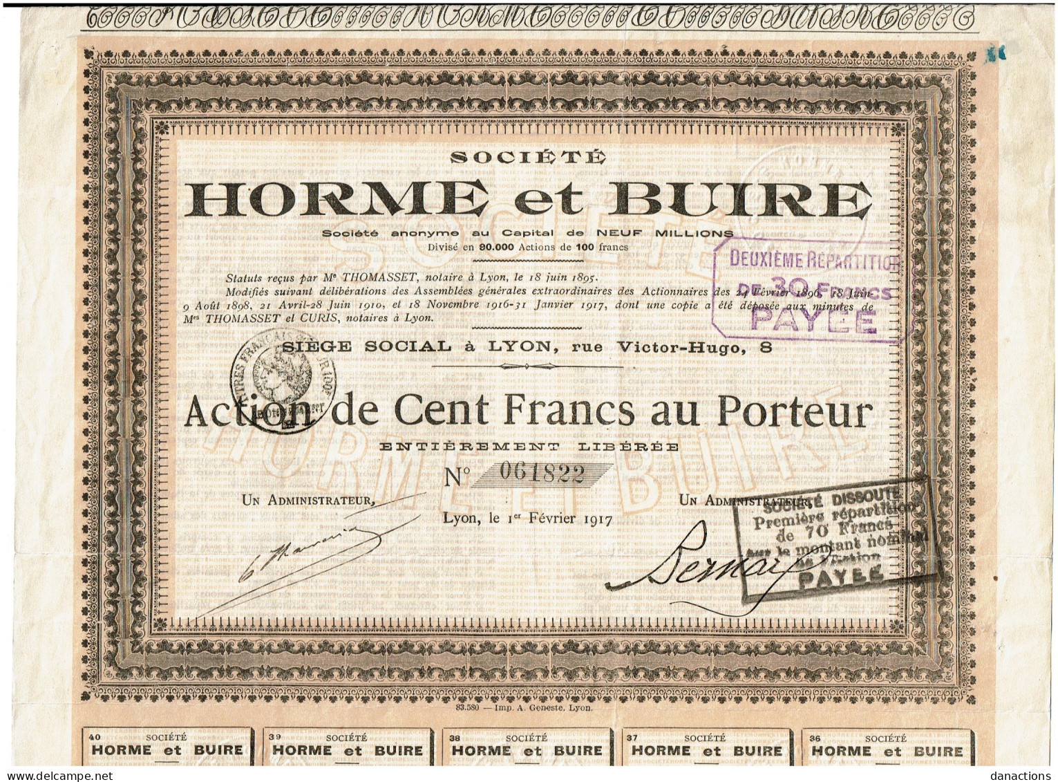 69-HORME ET BUIRE. STE ...    1917 - Other & Unclassified
