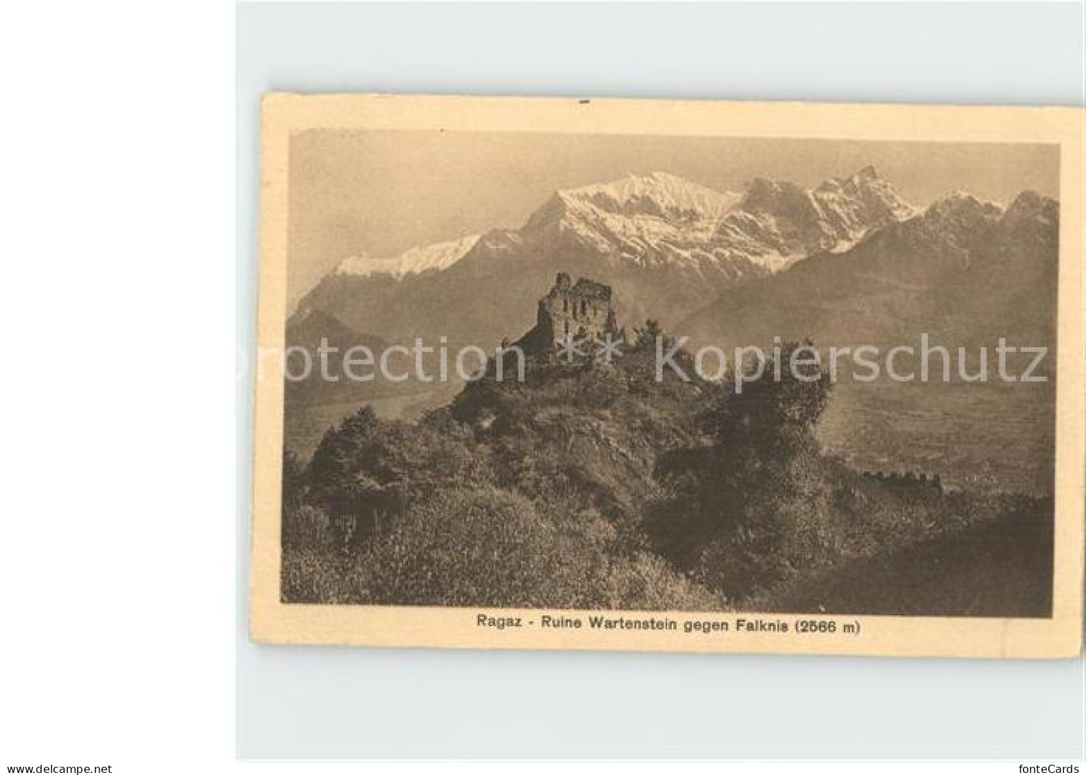 12365343 Ragaz Bad Ruine Wartensteinstein Falknis Bad Ragaz - Autres & Non Classés