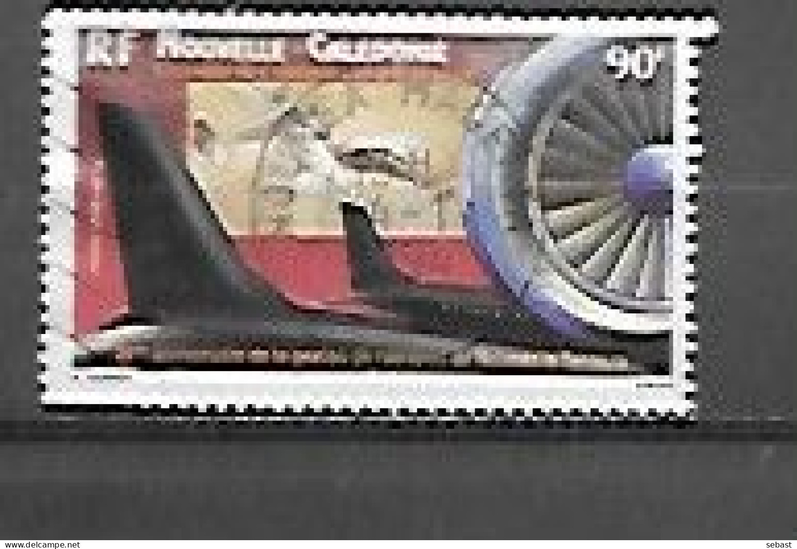 TIMBRE OBLITERE DE NOUVELLE CALEDONIE DE 1993 N° YVERT PA 308 - Used Stamps