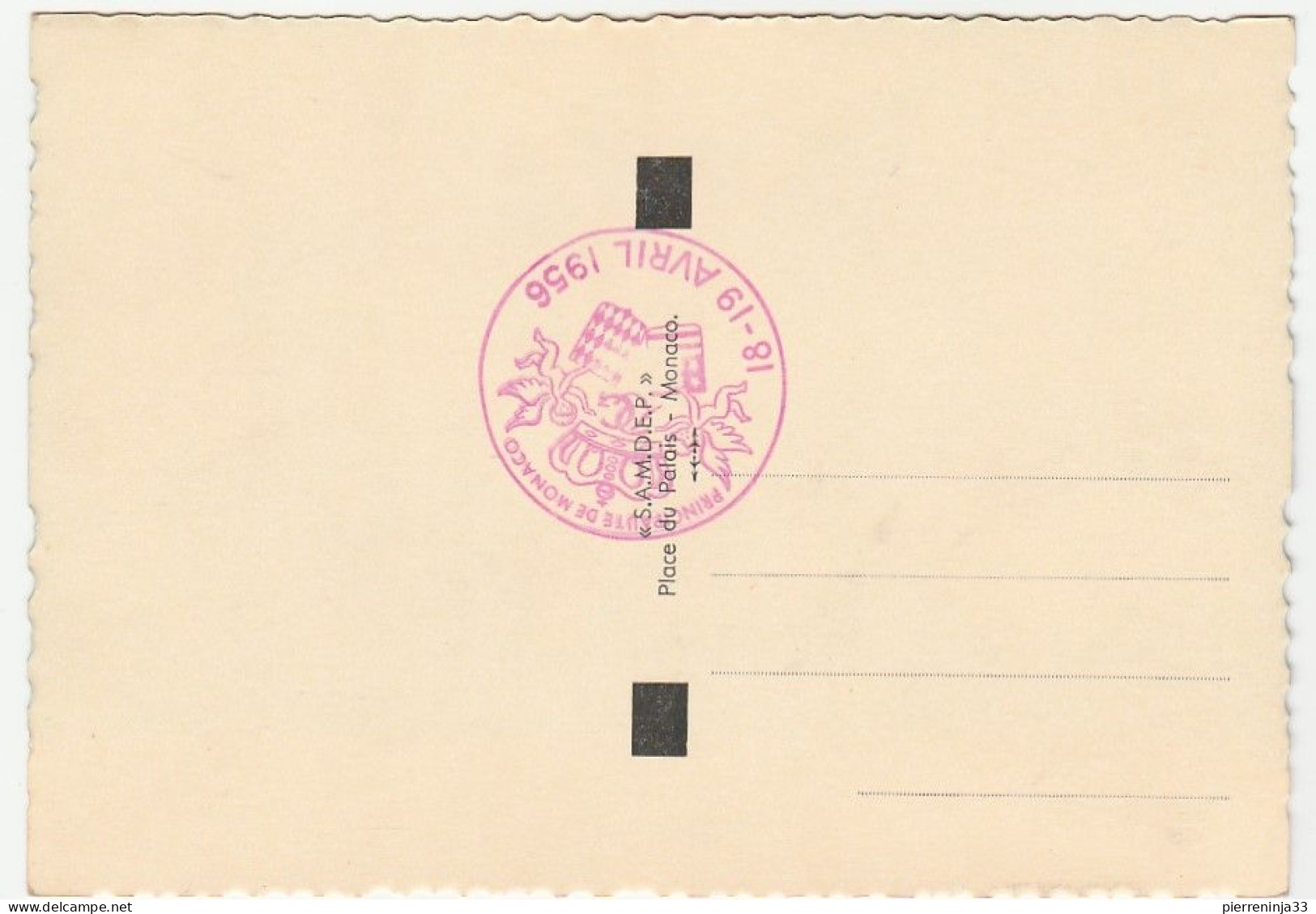 Carte Maximum Monaco, 1956, Mariage Princier - Briefe U. Dokumente