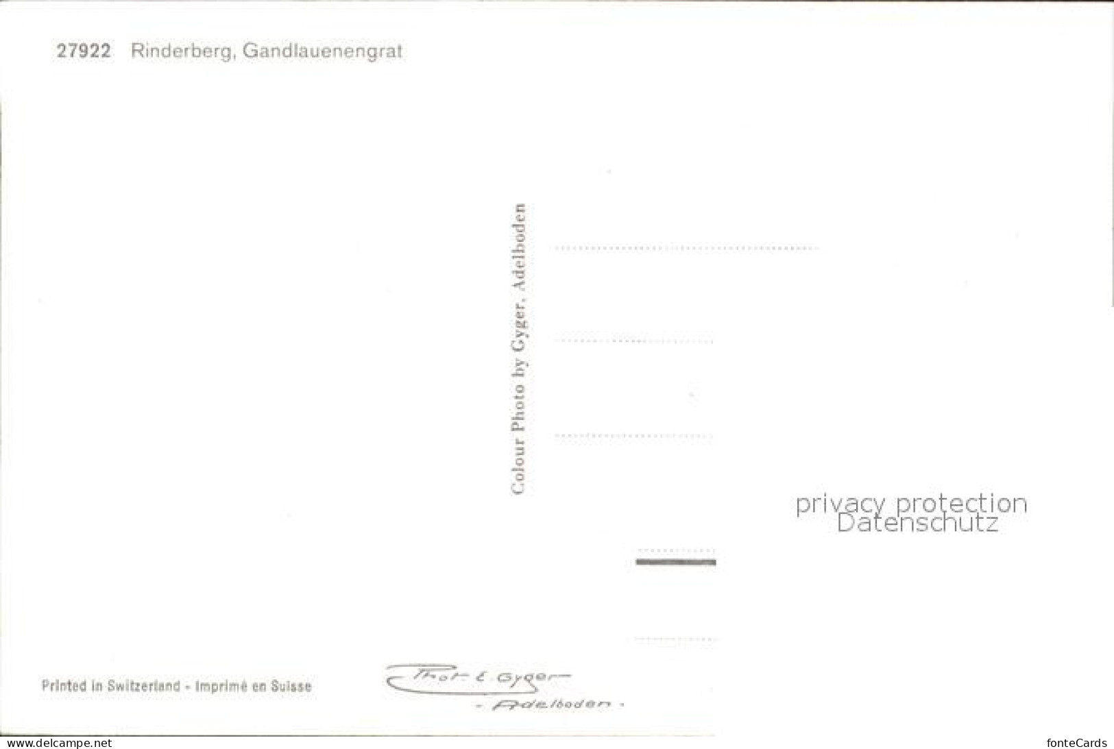 12365021 Rinderberg Gandlauengrat Rinderberg - Sonstige & Ohne Zuordnung