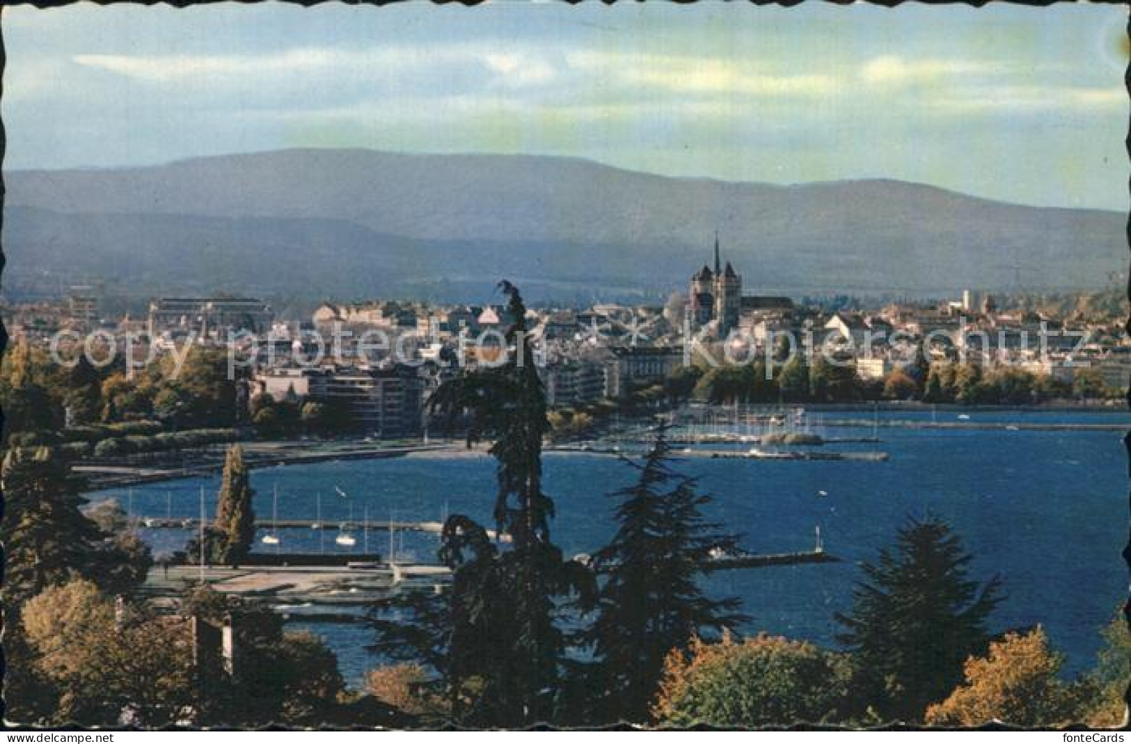 12364974 Geneve GE La Ville De Vue De Cologny Geneve - Andere & Zonder Classificatie