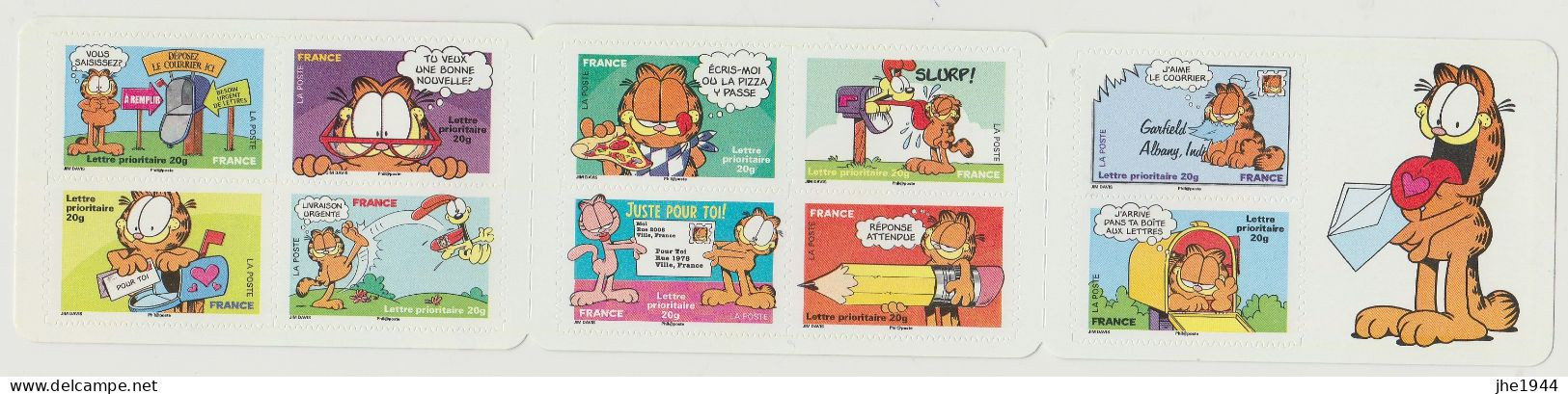 France Carnet N° BC4271 ** Sourires Avec Garfield Neuf - Commemoratives