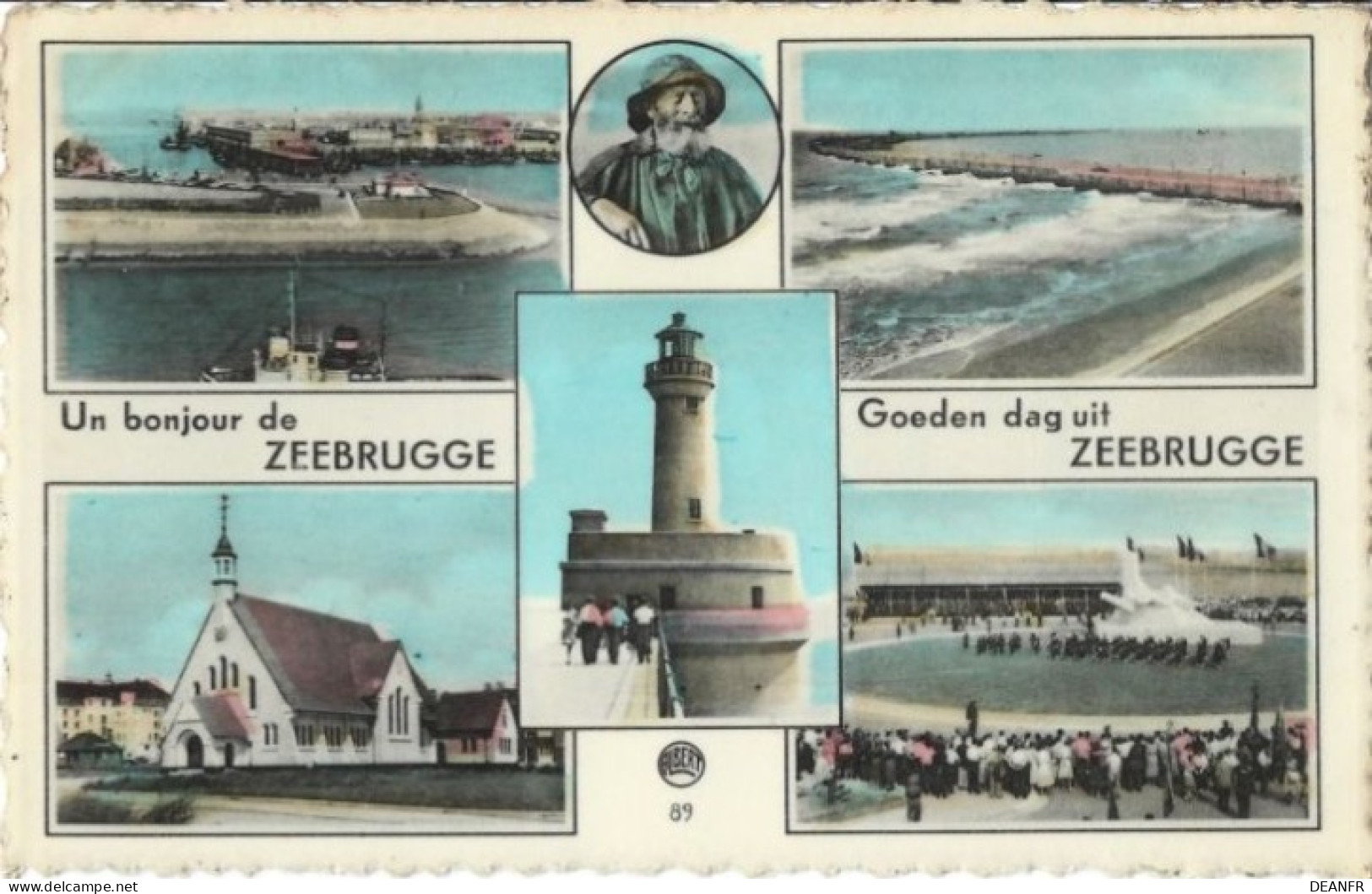 ZEEBRUGGE : Un Bonjour De ZEEBRUGGE. Carte Glacée. - Zeebrugge