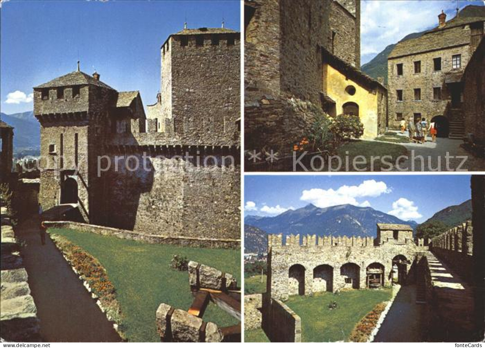 12362484 Bellinzona Schloss Montebello  Bellinzona - Sonstige & Ohne Zuordnung