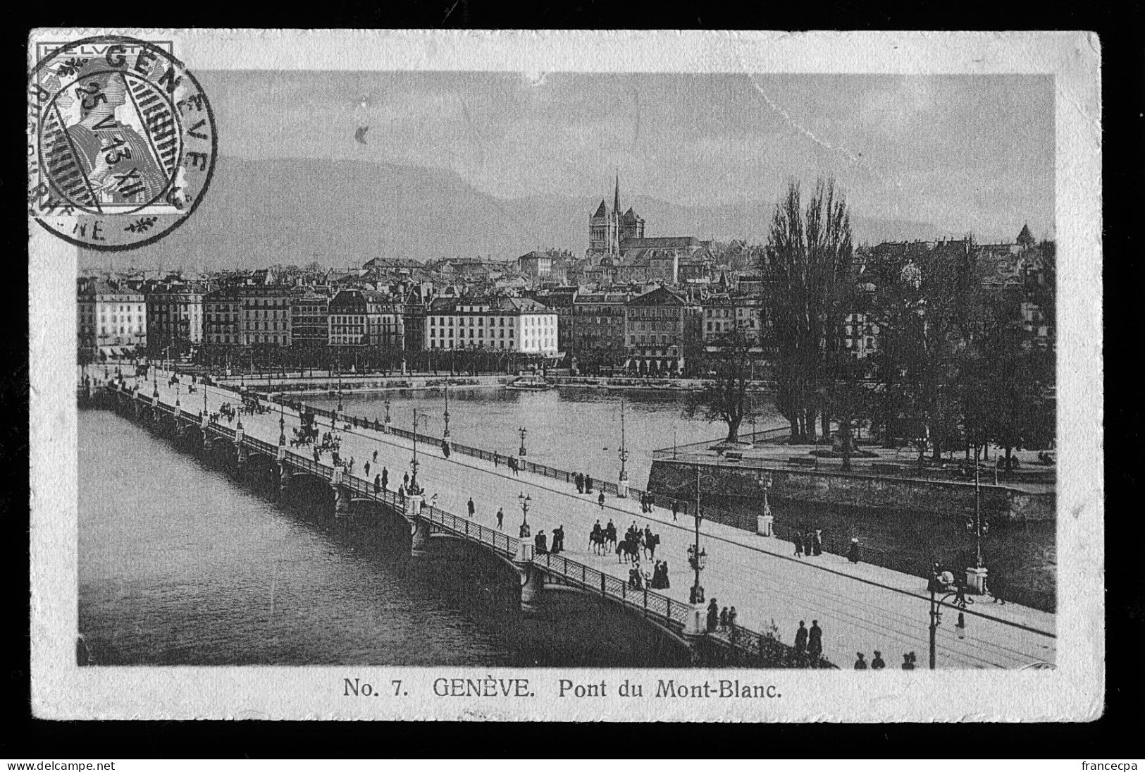 14604 - SUISSE - GENEVE - Pont Du Mont Blanc - Genève