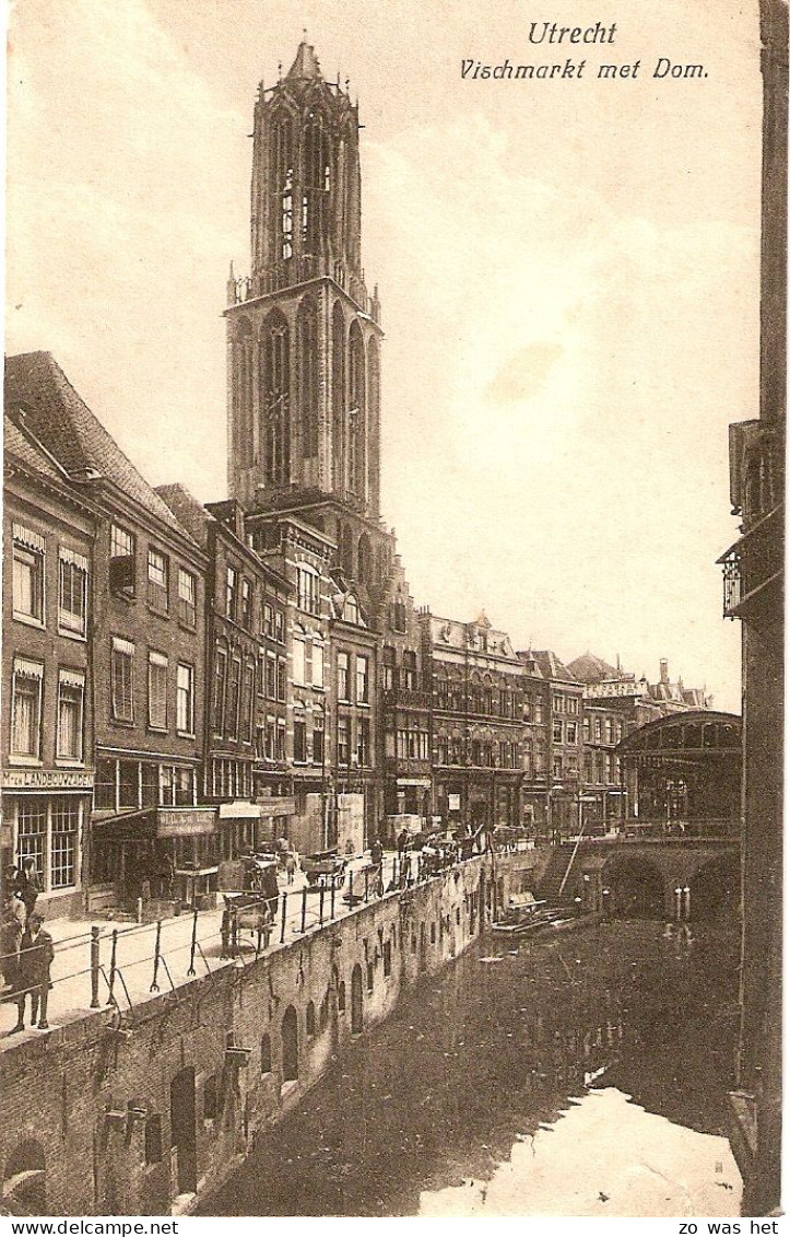 Utrecht, Vischmarkt Met Dom - Utrecht