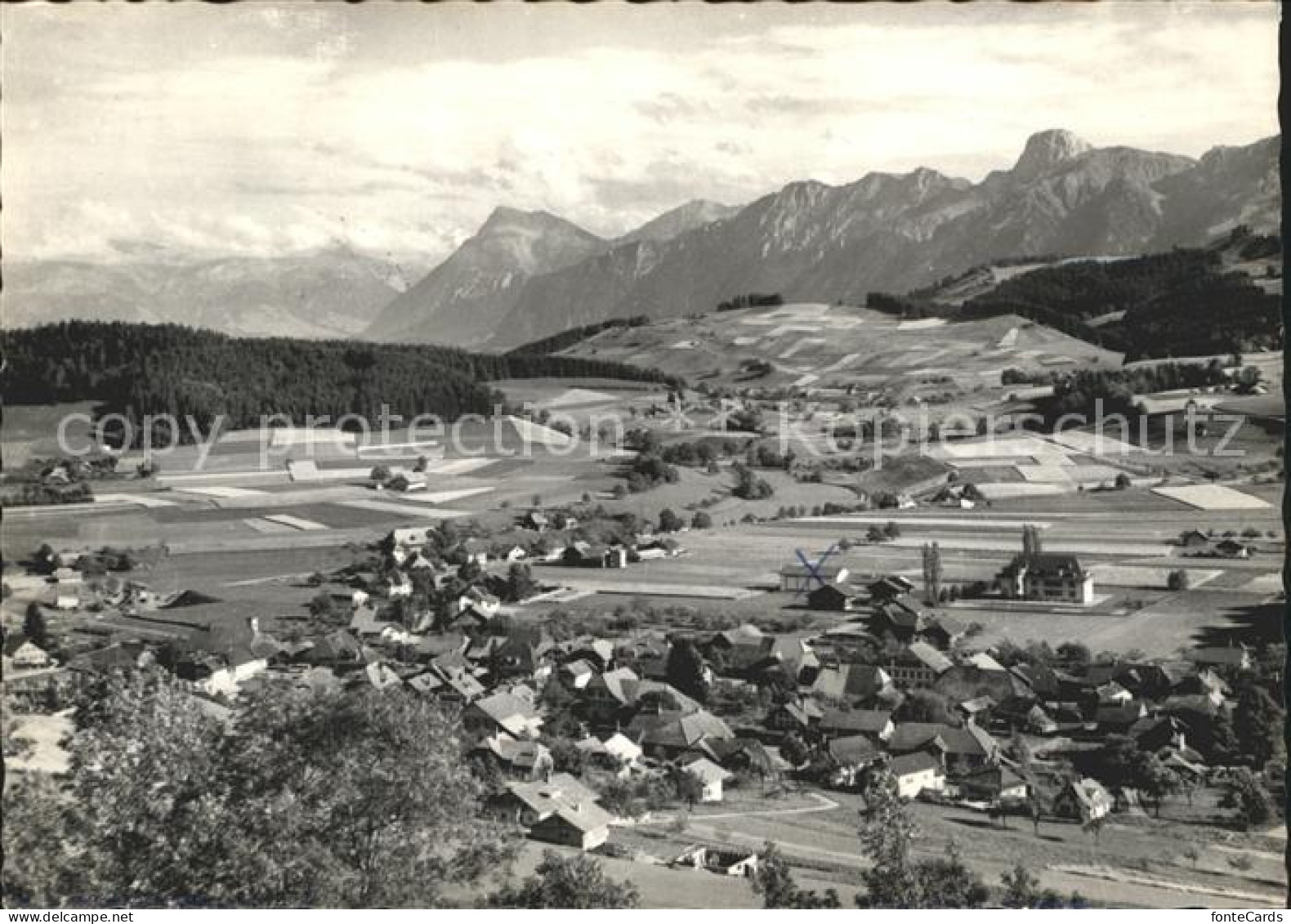 12361422 Riggisberg Mit Stockhornkette Gantrischgebiet Riggisberg - Sonstige & Ohne Zuordnung