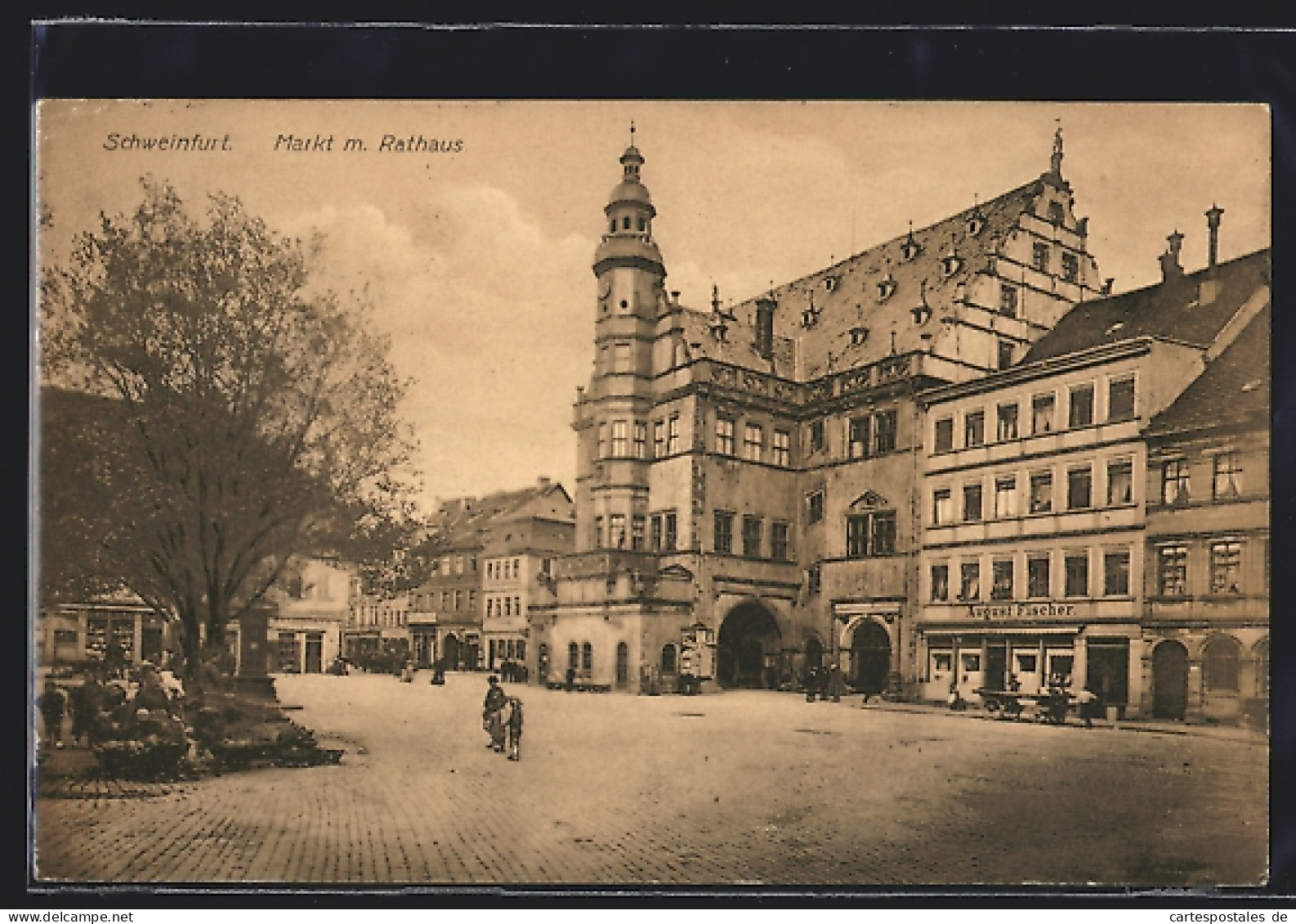 AK Schweinfurt, Markt Mit Rathaus  - Schweinfurt