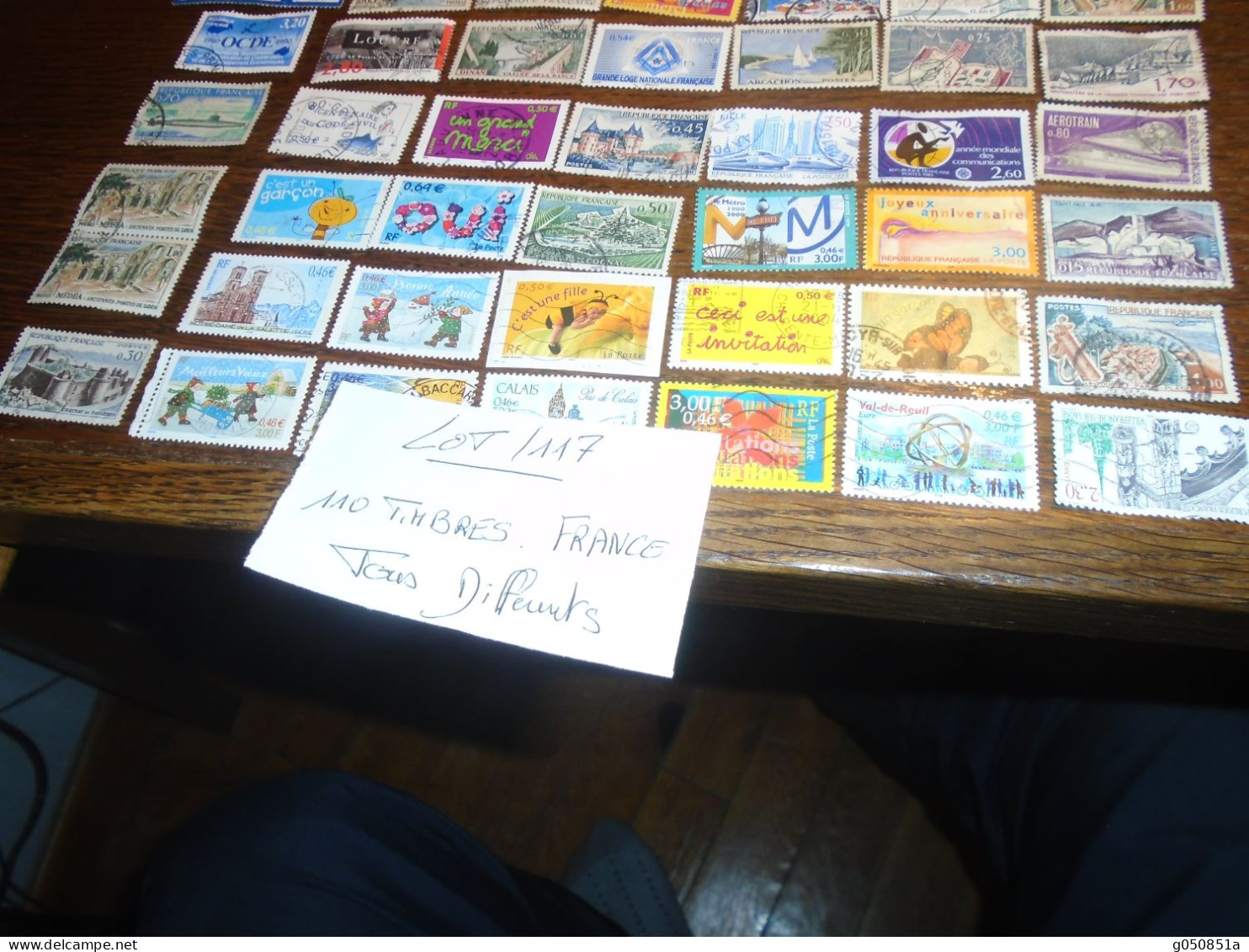 LOT De 110 Timbres (FRANCE) Tous Differents !!!! - Gebraucht