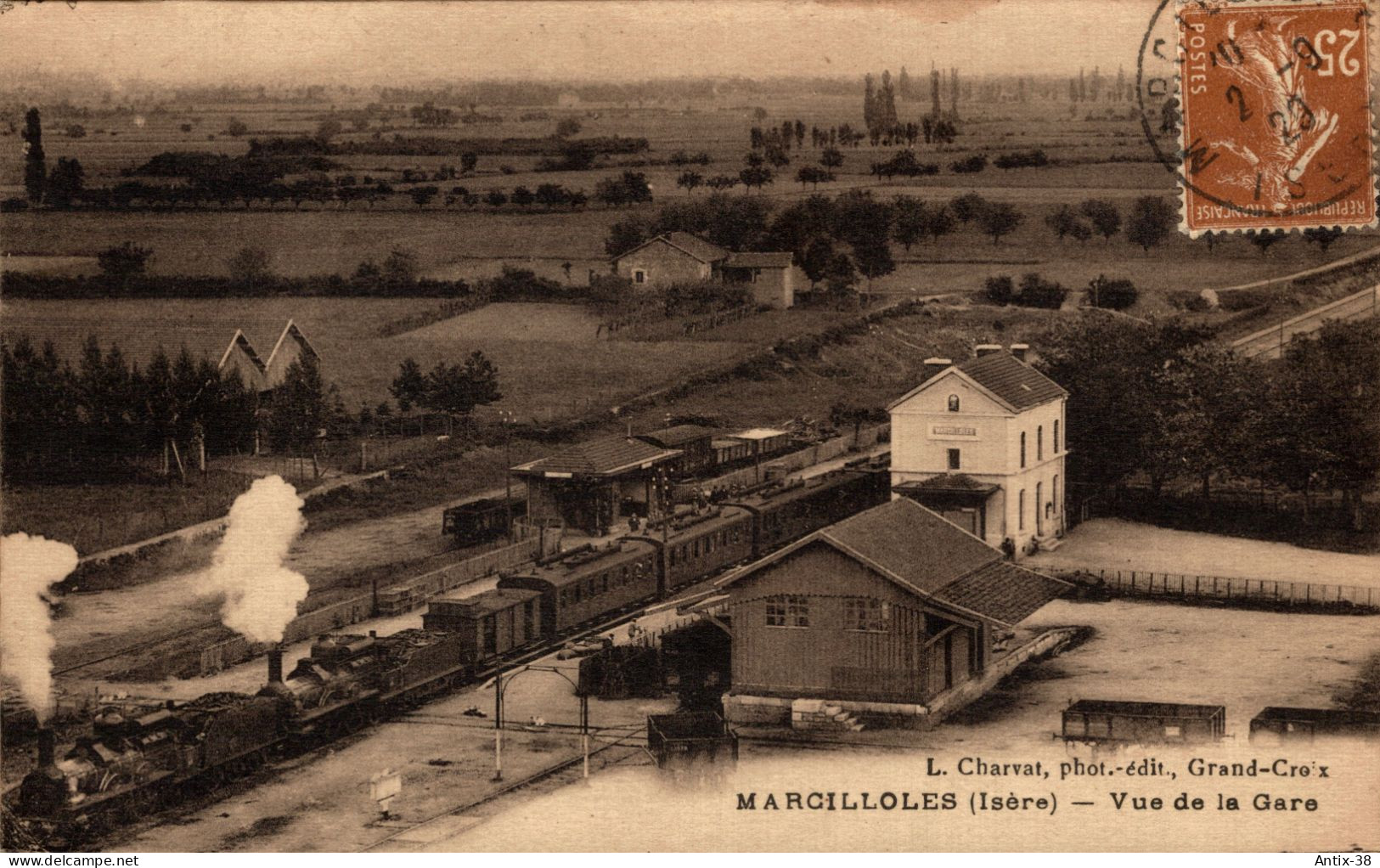 N78 - 38 - MARCILLOLES - Isère - Vue De La Gare - Autres & Non Classés