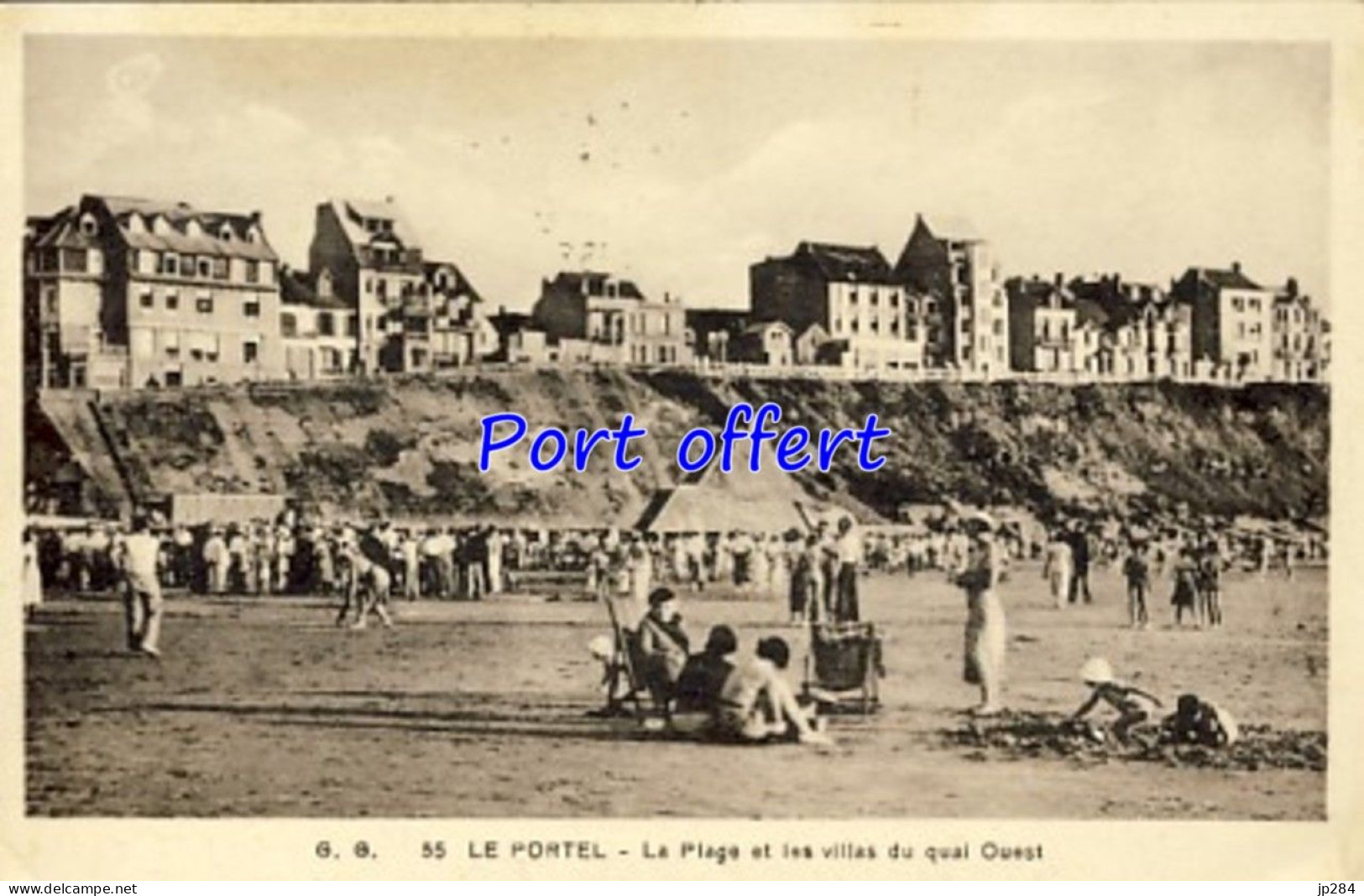 62 - Le Portel - La Plage Et Les Villas Du Quai Ouest - Le Portel