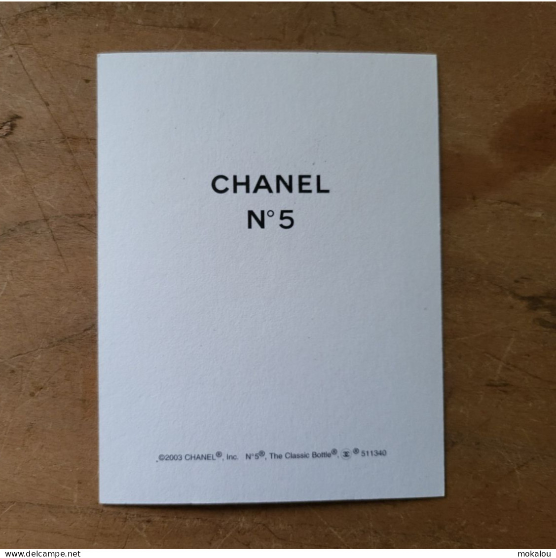 Carte Chanel N°5 Andy Warhol - Modernes (à Partir De 1961)