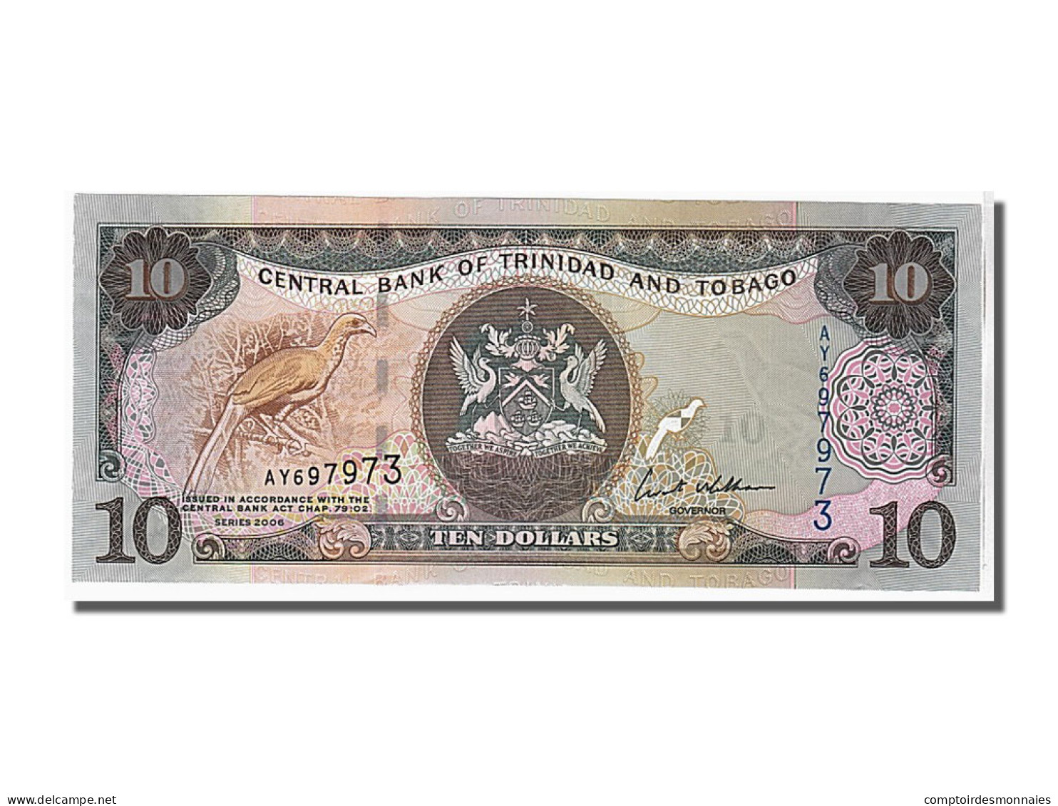 Billet, Trinidad And Tobago, 10 Dollars, 2006, KM:48, NEUF - Trinidad & Tobago