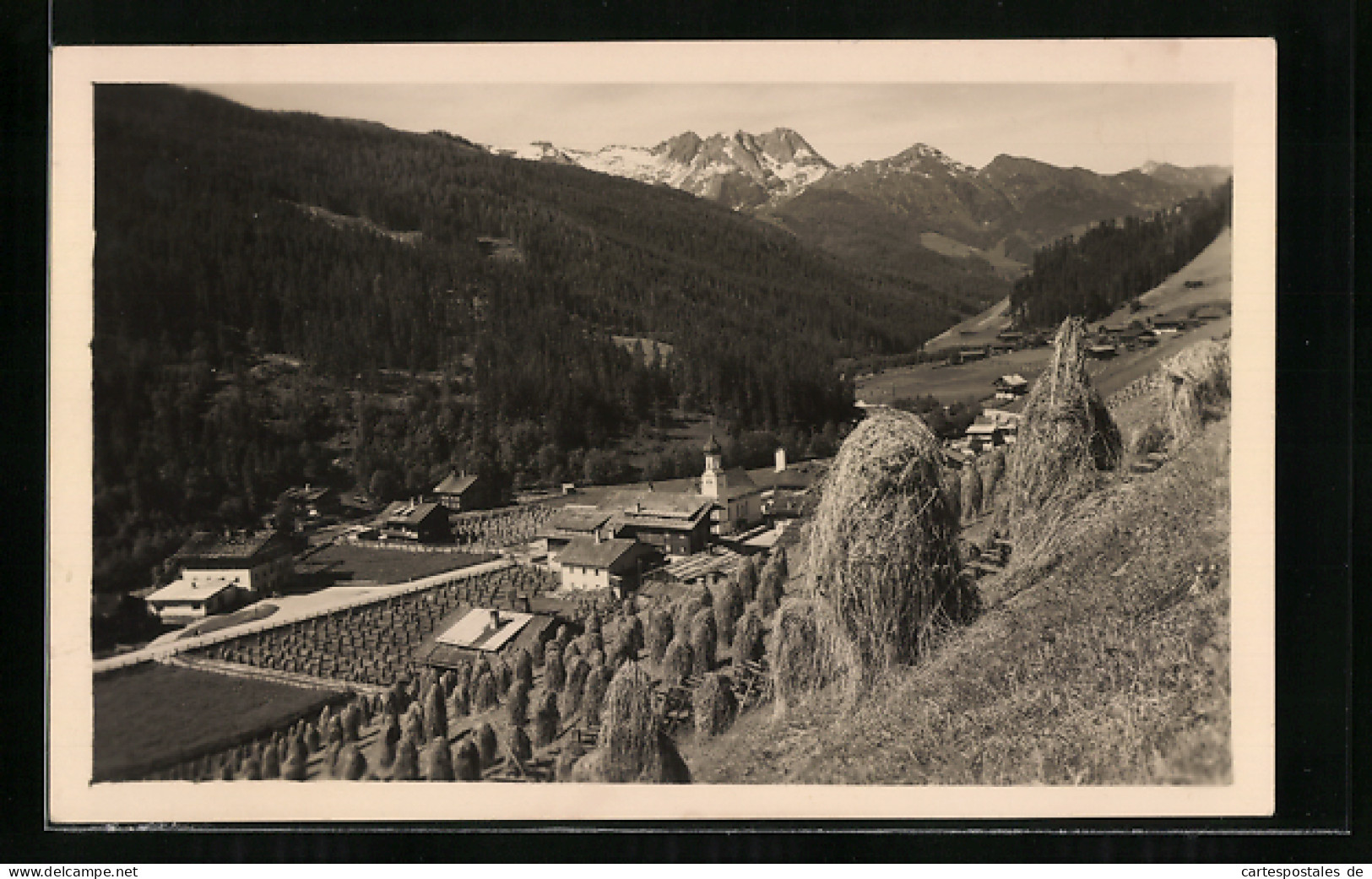 AK Gerlos, Blick Vom Hochtal Auf Den Torhelm  - Altri & Non Classificati